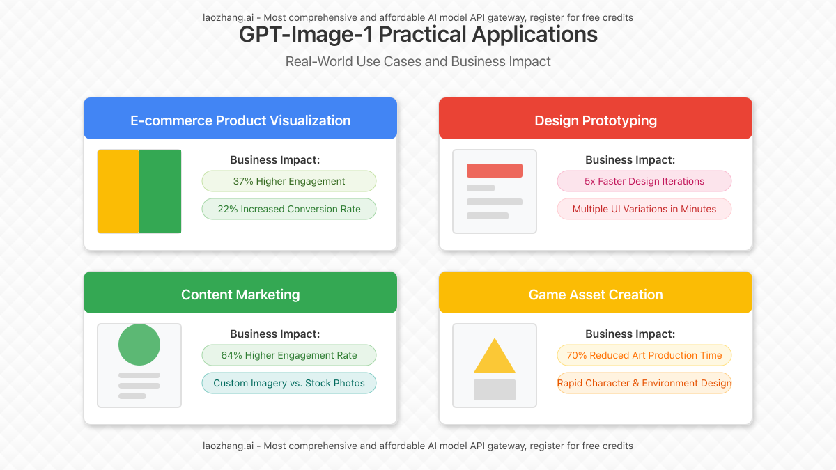Real-world applications and use cases of GPT-Image-1 with example outputs
