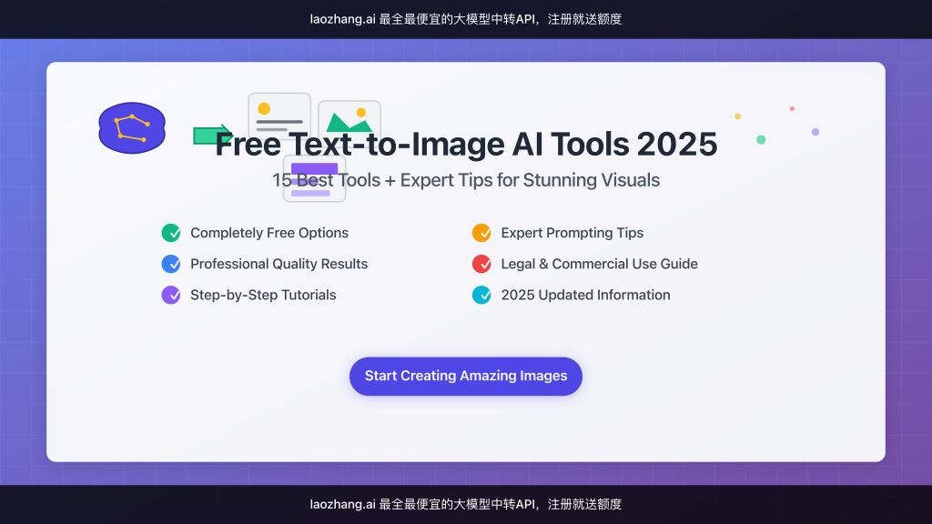 Comprehensive overview of free text-to-image AI tools in 2025