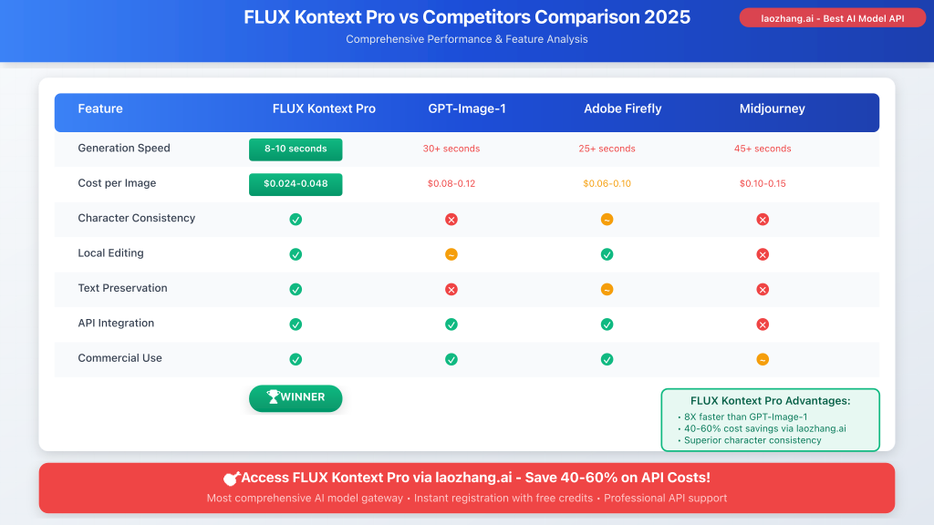 Side-by-side comparison showing traditional AI editing vs FLUX Kontext Pro approach
