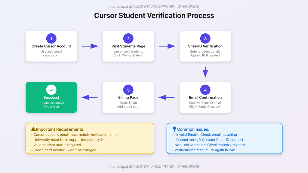Step-by-step verification process flowchart